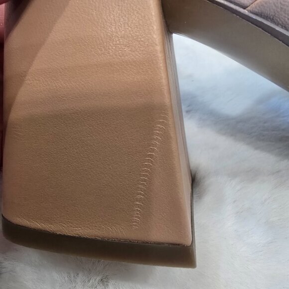 Everlane Day Twist Heel Blush Tan Leather Women's Size 10.5 NEW Office Neutral - Picture 7 of 10